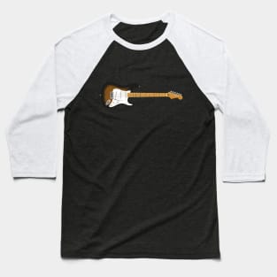 Buddy Holly Electric Guitar Baseball T-Shirt